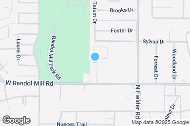 Map image of the property - Parkside Townhomes