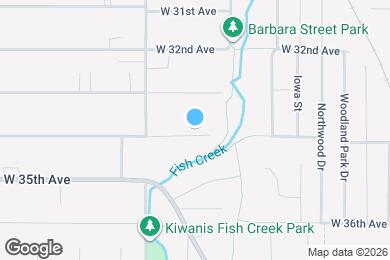 Map image of the property - 2635 W 34th Ave