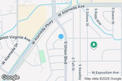 Map image of the property - 12024 W Virginia Ave