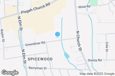 Map image of the property - Greenbriar Townhomes
