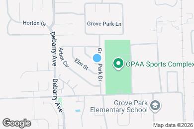 Map image of the property - 1260 Grove Park Dr