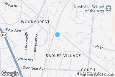 Map image of the property - 2109B Sadler Ave