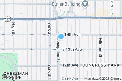 Map image of the property - 1350 Josephine St