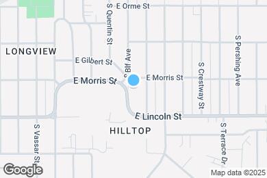 Map image of the property - 818 S Bluff Ave