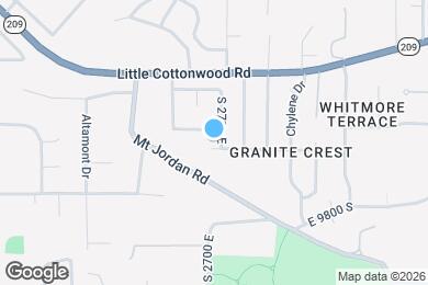 Map image of the property - 9714 S 2720 E