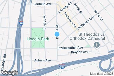 Map image of the property - 2448 W 10th St