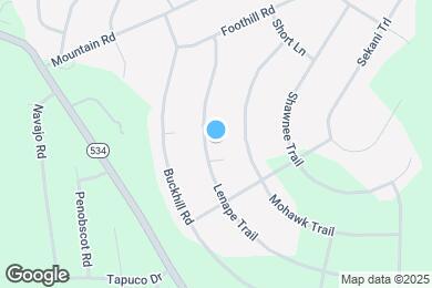 Map image of the property - 106 Lenape Trail