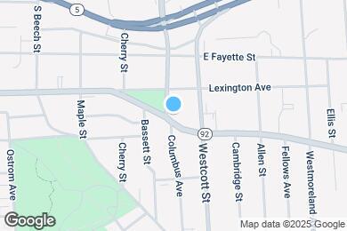 Map image of the property - 1907 E Genesee St
