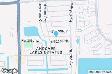 Map image of the property - 50 NE 209th Ter