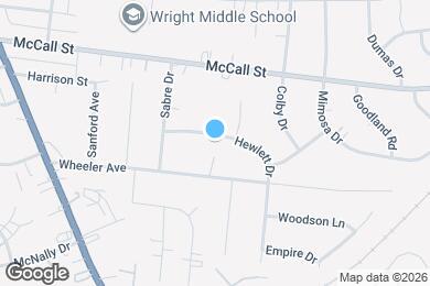 Map image of the property - 3515 Hewlett Dr