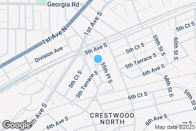 Map image of the property - 525 55th St S