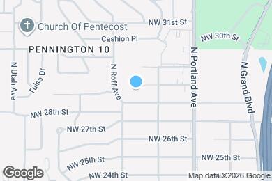 Map image of the property - 3828 NW 29th St