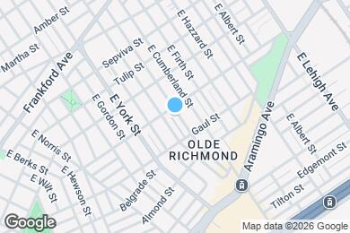 Map image of the property - 2404 E Letterly St