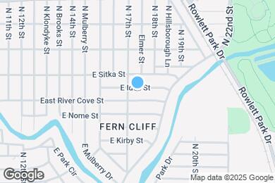 Map image of the property - 1707 E Idell St