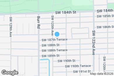 Map image of the property - 12455 SW 187th Ter