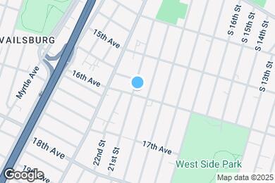 Map image of the property - 339 16th Ave