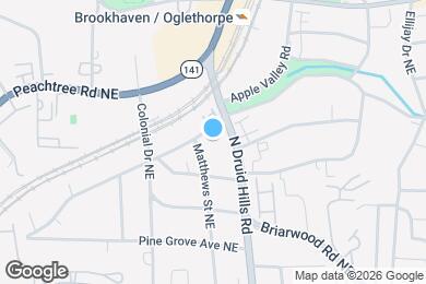 Map image of the property - 1205 Standard Dr NE