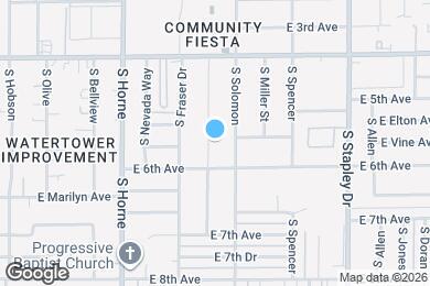 Map image of the property - 535 S Temple St