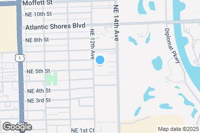 Map image of the property - 500 NE 12th Ave