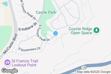 Map image of the property - 3902 South Torreys Peak Drive