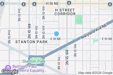 Map image of the property - 660 E St NE