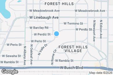 Map image of the property - 9601 N Rome Ave