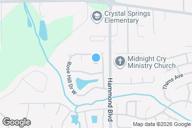Map image of the property - 1383 Mayberry Ln