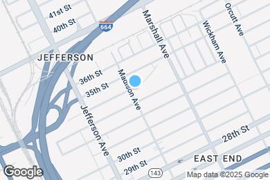 Map image of the property - 3314 Madison Ave