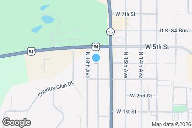 Map image of the property - 334 N 17th Ave
