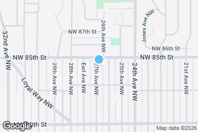 Map image of the property - 8338 27th Ave NW