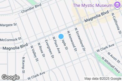 Map image of the property - 925 1/2 N Maple St
