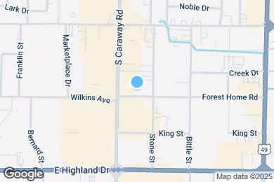 Map image of the property - 2410 Forest Home Rd