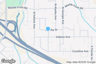 Map image of the property - 117 N Homedale Ave