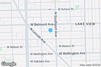 Map image of the property - 1421 W Fletcher St