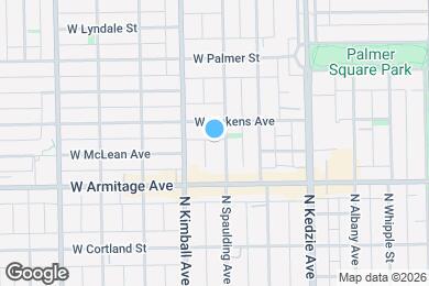 Map image of the property - 2040 N Spaulding Ave