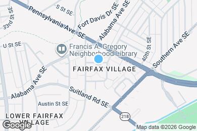 Map image of the property - 3811 V St SE
