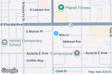 Map image of the property - The Courtyard Apartments 150 S San Jacinto...