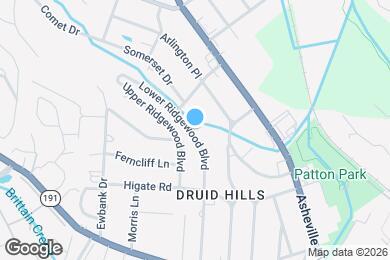 Map image of the property - 1830 Lower Ridgewood Blvd