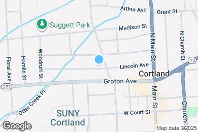 Map image of the property - 50 Lincoln Ave