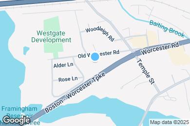 Map image of the property - 1321 Worcester Rd