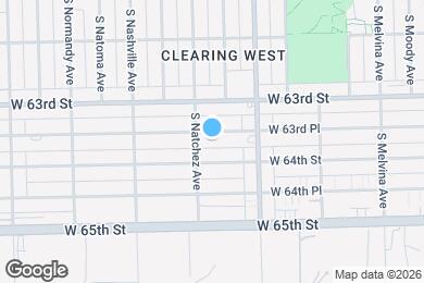 Map image of the property - 6447 W 63rd Pl