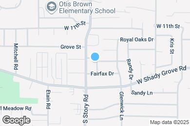 Map image of the property - 1207 Belclaire Ln