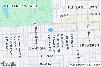 Map image of the property - 605 S Decker Ave