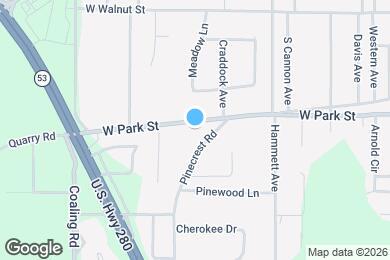Map image of the property - 911 W Park St