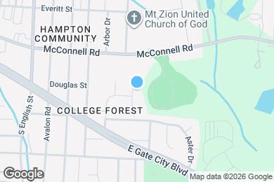 Map image of the property - 1111 Maury Ln