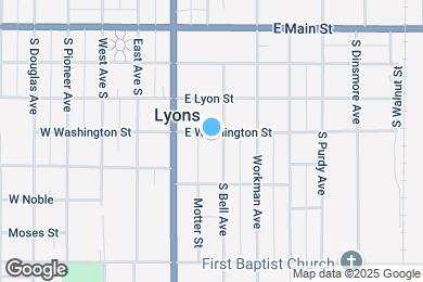 Map image of the property - 220 East Washington