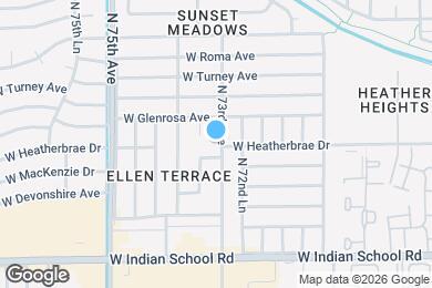 Map image of the property - 4302 N 73rd Ave