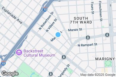 Map image of the property - 1245 Kerlerec St