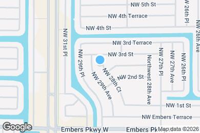 Map image of the property - 222 NW 28th Ct