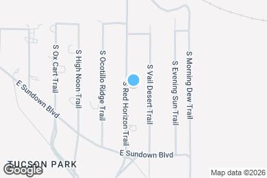 Map image of the property - 12725 S Red Horizon Trail
